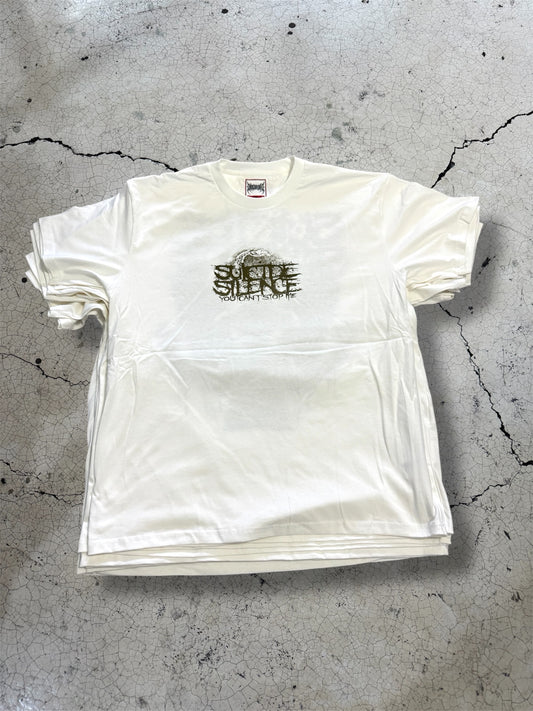 Playera Blanca Suicide Silence