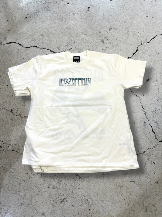 Playera Blanca Led Zeppelin