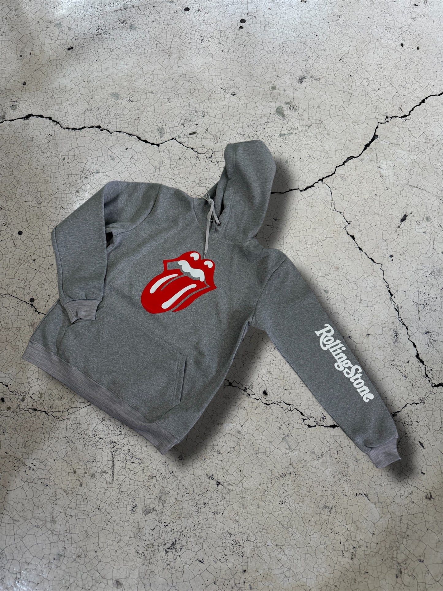 Sudadera Gris Jaspe Rolling Stones